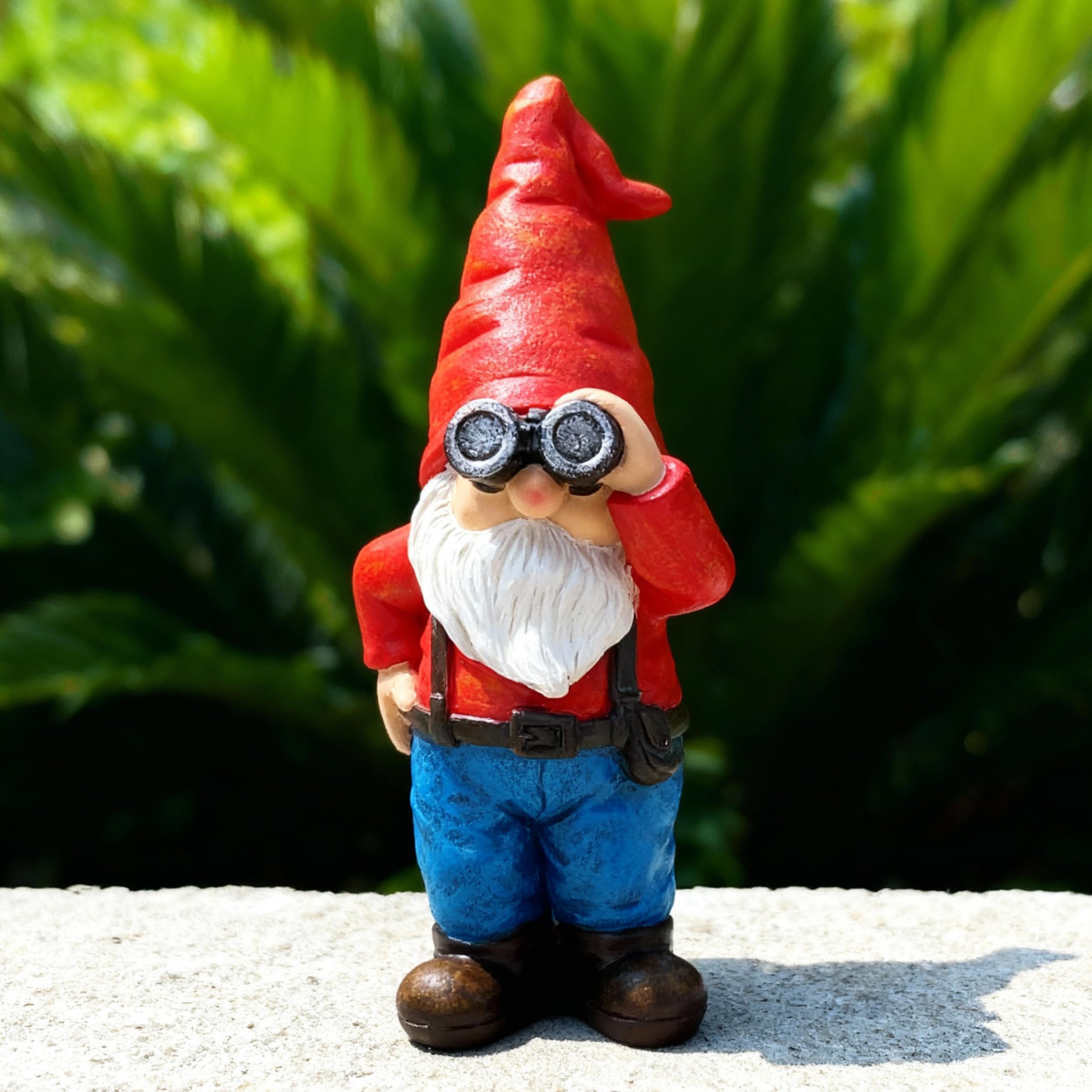 Funny Telescope Gnome Garden Decor Statue 6.7'' – WONDHOME