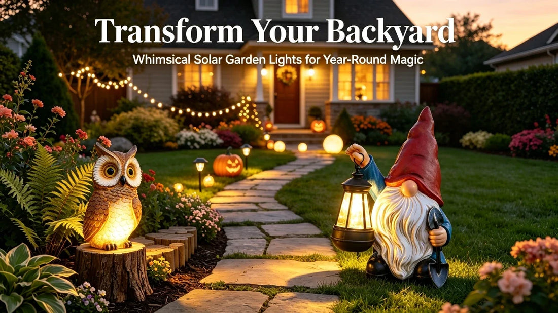 Transform Your Backyard: Whimsical Solar Garden Ornament Lights for Year-Round Magic