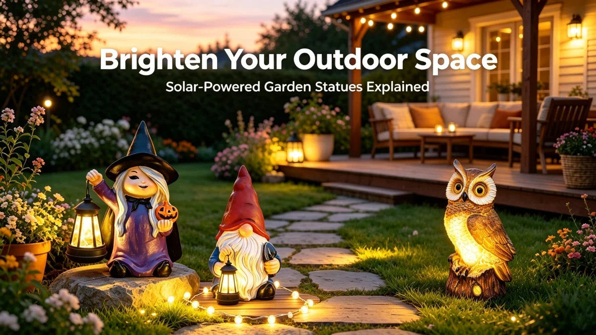 Brighten Your Outdoor Space: How Solar‑Powered Garden Statues Transform Your Backyard