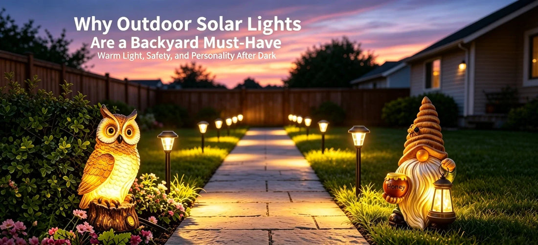 Why Solar Outdoor Lights (Especially Garden Gnome & Animal Lights) Are a Backyard Must-Have
