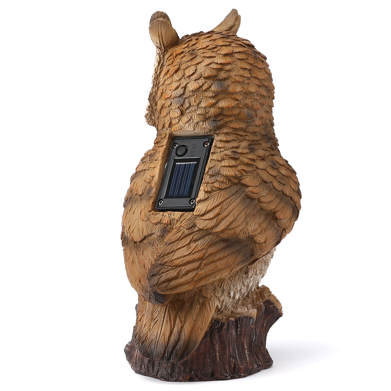 Owl Garden Decor Statue with Solar Light