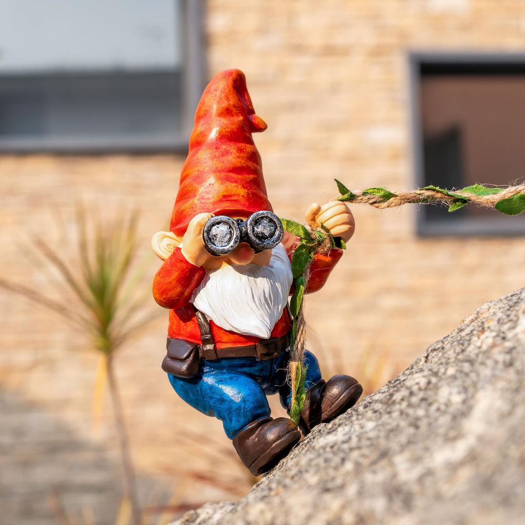 Hanging Gnome Garden Decor Statue with Solar Light