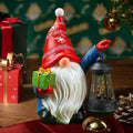 Christmas Gnome Garden Decor Statue with Solar Light 10‘’