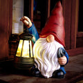 Shavel Garden Gnome Decor Statue with Solar Light