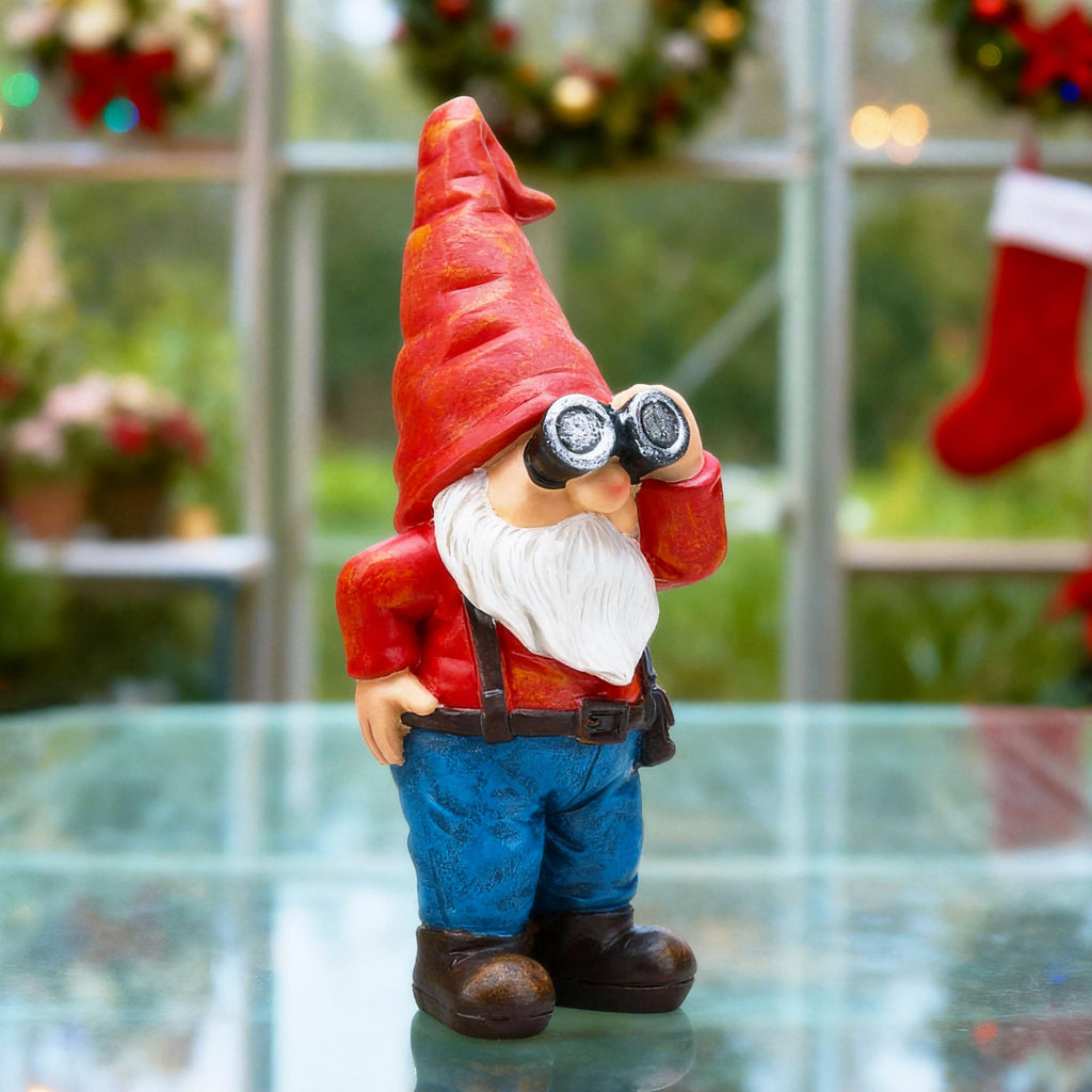 Funny Telescope Gnome Garden Decor Statue 6.7''