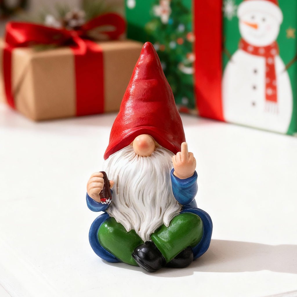 Funny Drunk Cigar Garden Gnome 6.1 & 6.3''