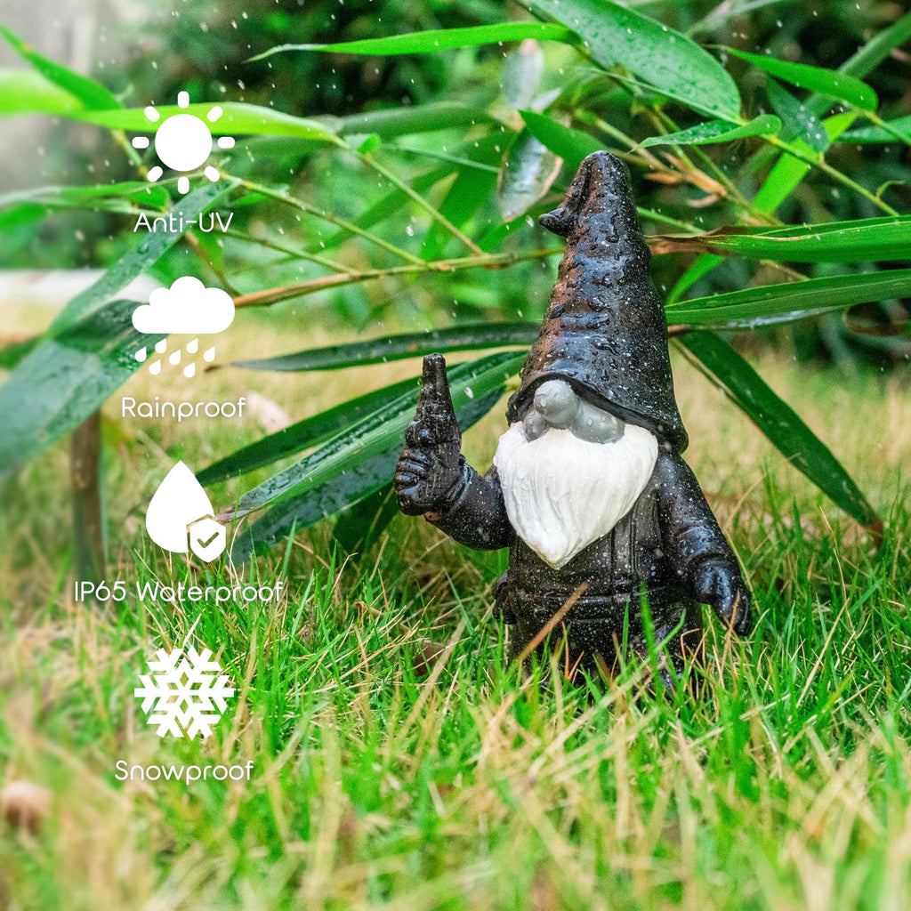 Funny Gun Garden Gnome Statues